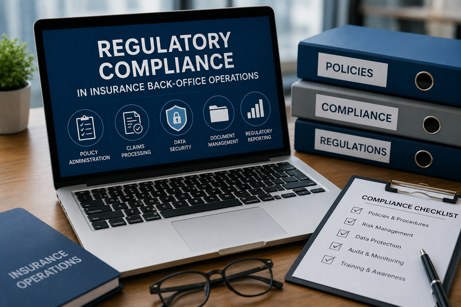 Regulatory compliance in insurance back-office operations