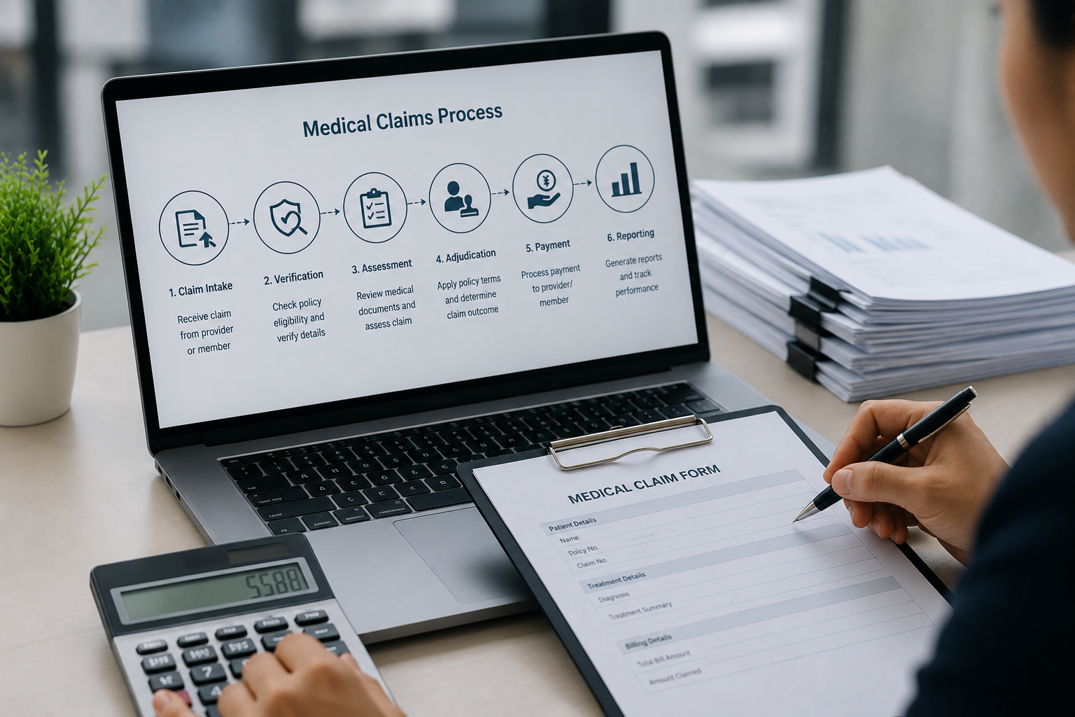 How are medical claims processed? A step-by-step guide for insurers looking to reduce manual work