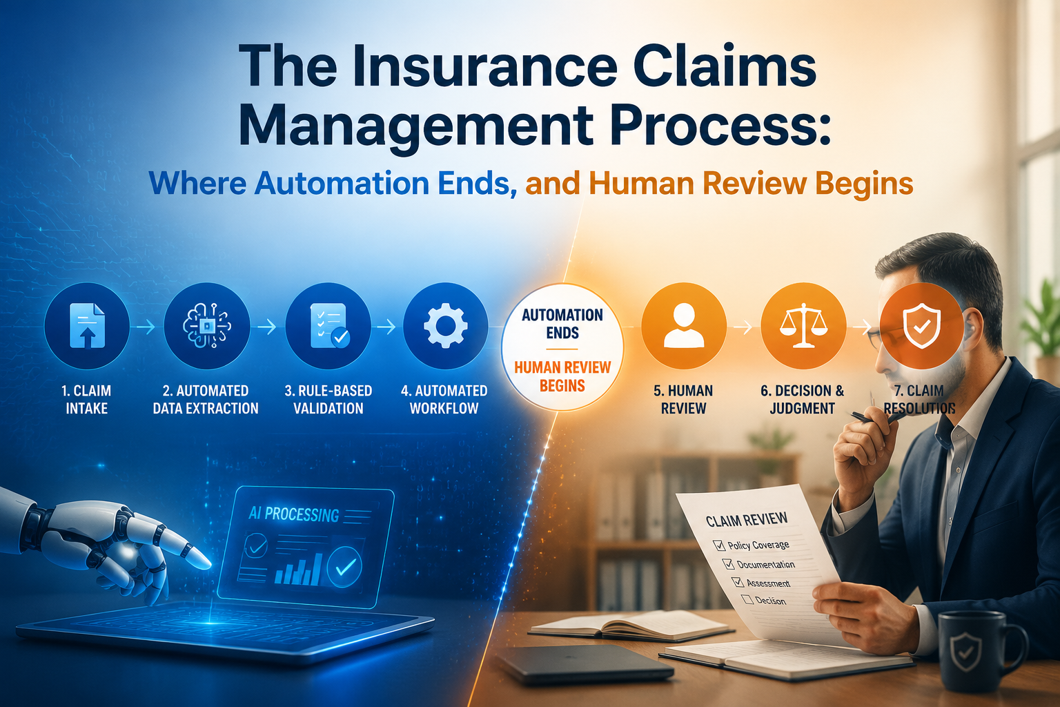 The Insurance Claims Management Process: Where Automation Ends, and Human Review Begins